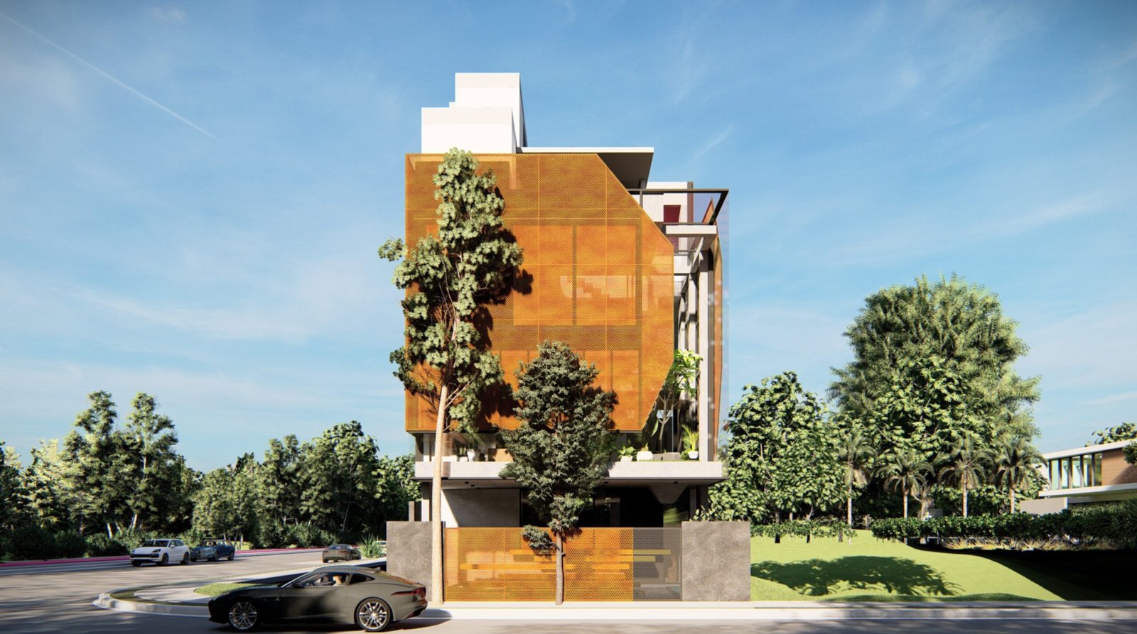 Shanmuganathan residence 6 3 Front view scaled