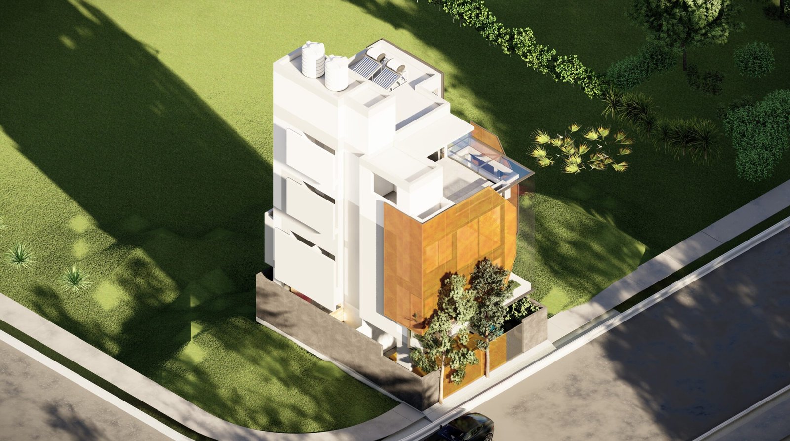 Shanmuganathan residence 3 6 Side view scaled
