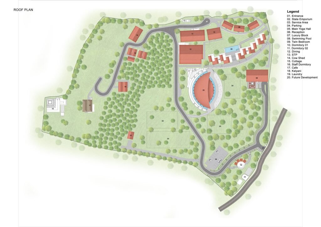 Kaivalyam Roof plan